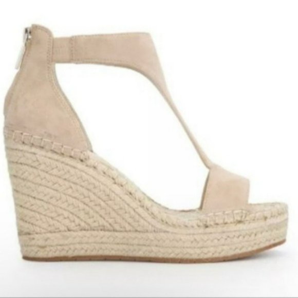 Kenneth Cole Olivia T-strap Espadrille Sandals -6.5 - Picture 2 of 8
